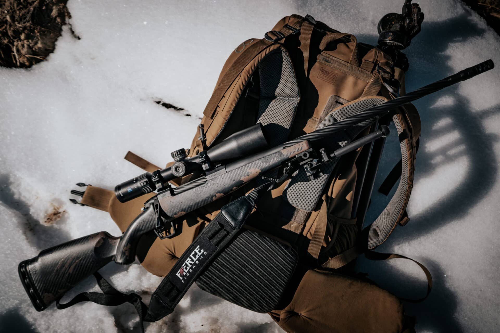 7mm-prc-fierce-twisted-rogue-rifle-laying-on-a-hunting-pack